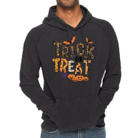 Trick Or Treat T  Shirt Funny Trick Or Treat Cute Halloween Pumpkin Co Vintage Hoodie | Artistshot