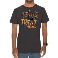 Trick Or Treat T  Shirt Funny Trick Or Treat Cute Halloween Pumpkin Co Vintage T-shirt | Artistshot