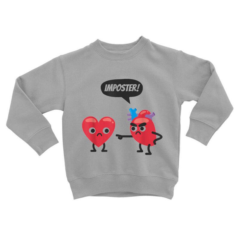 Funny Medical Imposter Heart Toddler Sweatshirt by MichaelBV | Artistshot