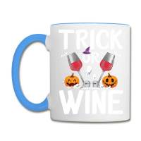 Trick Or Wine Ghost Halloween T  Shirt Trick Or Wine Ghost T Shirt Fun Coffee Mug | Artistshot