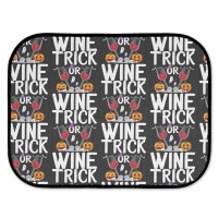 Trick Or Wine Ghost Halloween T  Shirt Trick Or Wine Ghost T Shirt Fun Rear Car Mat | Artistshot