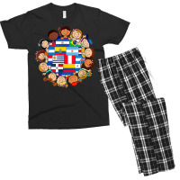 Funny Hispanic Heritage Month Kids Latina Men's T-shirt Pajama Set | Artistshot