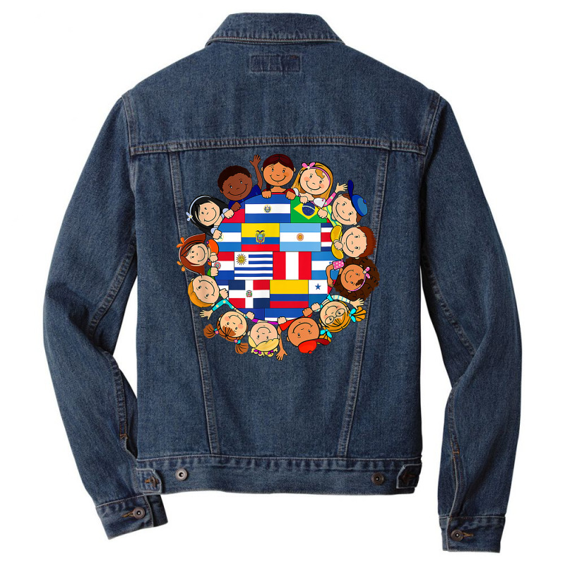 Funny Hispanic Heritage Month Kids Latina Men Denim Jacket by Hulk | Artistshot