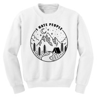 I Hate People (black) Youth Sweatshirt | Artistshot