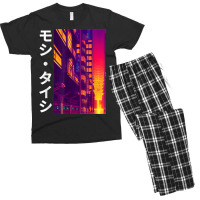 Japanese Tokyo Streetwear Aesthetic Futuristic Cyberpunk Men's T-shirt Pajama Set | Artistshot