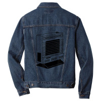 Retro Space Heater Print T Shirt Men Denim Jacket | Artistshot