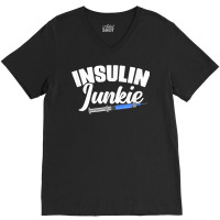 Insulin Diabetes Warrior Support Diabetic Diabetes Awareness V-neck Tee | Artistshot