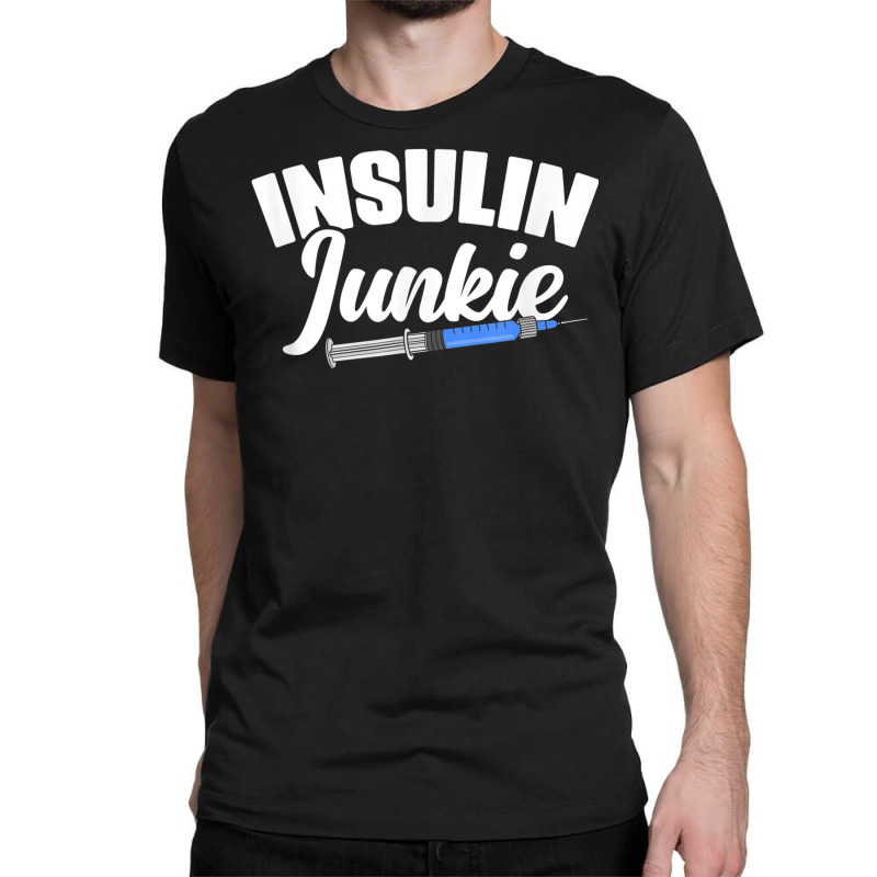 Insulin Diabetes Warrior Support Diabetic Diabetes Awareness Classic T-shirt by Swiss | Artistshot