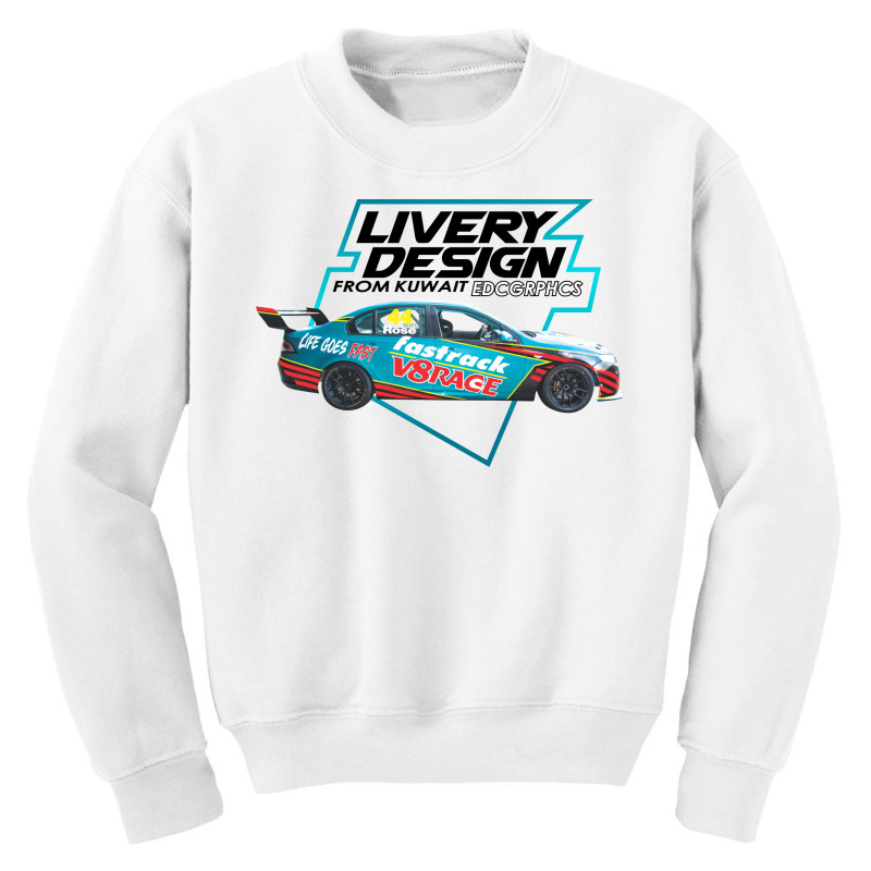 Liverky Design Youth Sweatshirt by alqamar | Artistshot