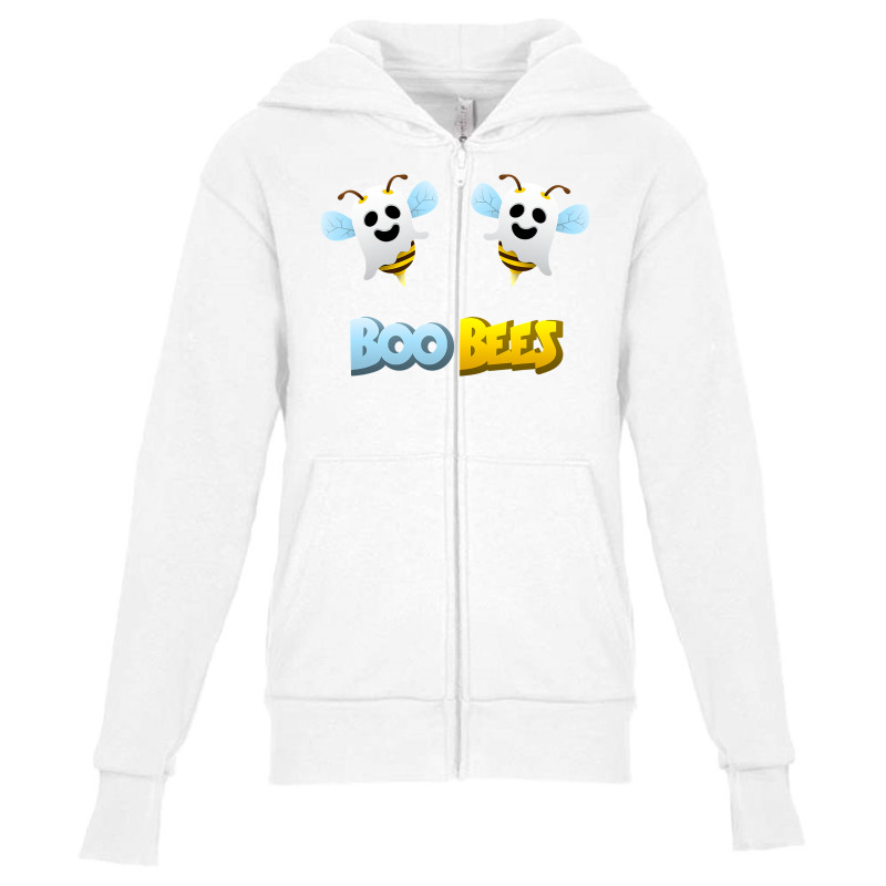 Boo Bees  Funny Ghost Boobees Halloween Costume Women Youth Zipper Hoodie | Artistshot