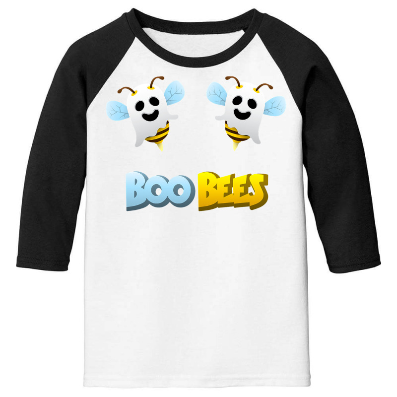 Boo Bees  Funny Ghost Boobees Halloween Costume Women Youth 3/4 Sleeve | Artistshot