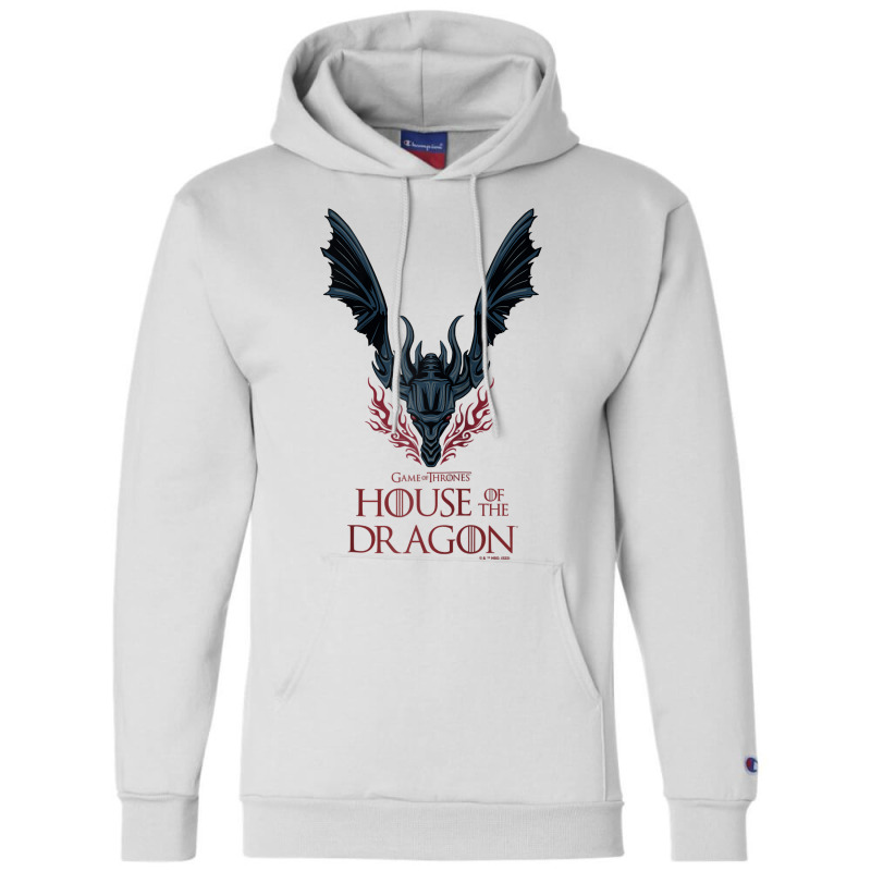 House Of The Dragon Dark Wings Spread Raglan Baseball Tee Champion Hoodie | Artistshot