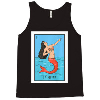 La Mermaid Lottery Gift The Mermaid Card Mexican Lottery Premium Tank Top | Artistshot