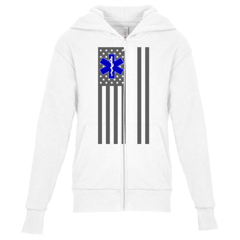 Ems Emt Emergency Medical Service First Responder Sweatshirt Youth Zipper Hoodie | Artistshot