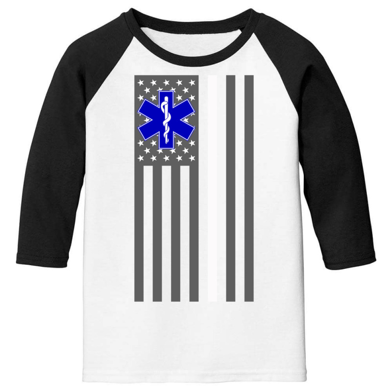 Ems Emt Emergency Medical Service First Responder Sweatshirt Youth 3/4 Sleeve | Artistshot