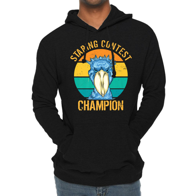 Staring Contest Champion African Bird Shoebill Stork Art Premium T Shi Lightweight Hoodie | Artistshot