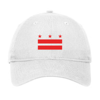 The District Of Columbia Flag (red)   Washington D.c. Pullover Hoodie Adjustable Cap | Artistshot