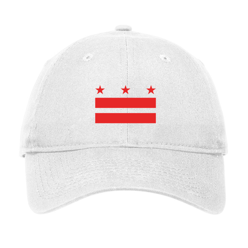 The District Of Columbia Flag (red)   Washington D.c. Pullover Hoodie Adjustable Cap by Anitabostic | Artistshot