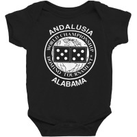 Andalusia Alabama, Andalusia, Alabama, Andalusia Alabamas, The Andalus Baby Bodysuit | Artistshot