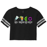 Lick Swallow Suck Repeat Tequila Cinco De Mayo T Shirt Scorecard Crop Tee | Artistshot