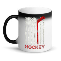 Usa Flag Hockey, American Team Hockey Usa Flag, Usa Hockey Fan, Usa Fl Magic Mug | Artistshot