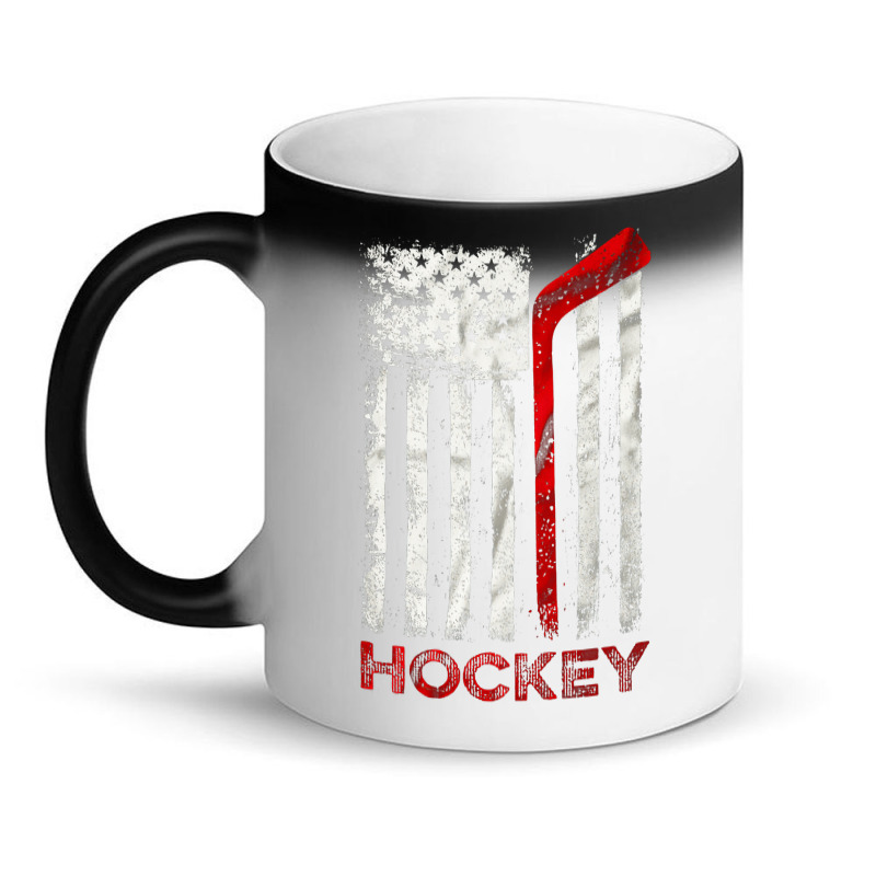 Usa Flag Hockey, American Team Hockey Usa Flag, Usa Hockey Fan, Usa Fl Magic Mug | Artistshot