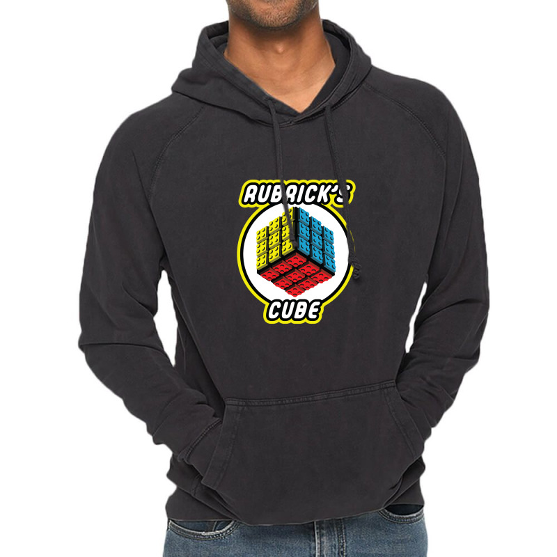 Puzzle Cube Vintage Hoodie by klawrence | Artistshot