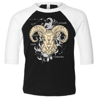 Zodiac Sign Capricorn Raglan Baseball Tee Toddler 3/4 Sleeve Tee | Artistshot