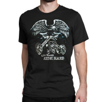 Motorcycle Heavy, Boyfriend, Rock, And Roll, Motorcycle Cool, Live Har Classic T-shirt | Artistshot