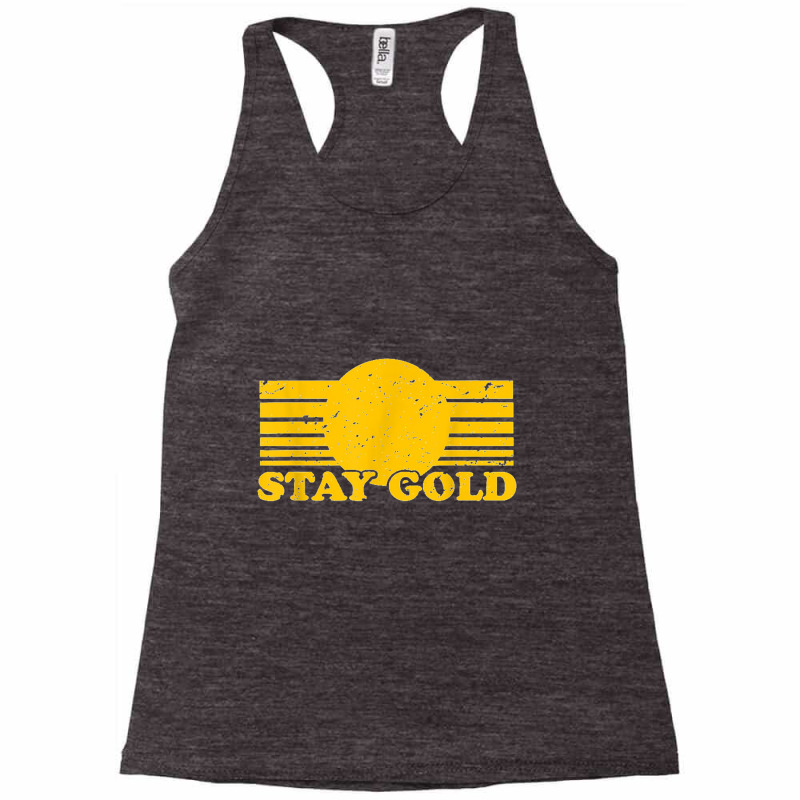 Stay Gold Ponyboy Outsiders Book Movie Novel Retro Racerback Tank by Anitabostic | Artistshot