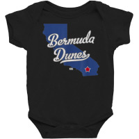 Bermuda Dunes California Ca Map Baby Bodysuit | Artistshot