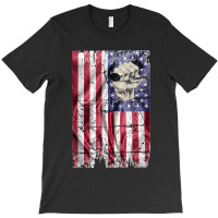 Longshoreman Vintage American Flag Usa Fist And Hook Tank Top T-shirt | Artistshot