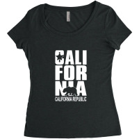 California Republic Women's Triblend Scoop T-shirt | Artistshot