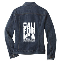 California Republic Ladies Denim Jacket | Artistshot