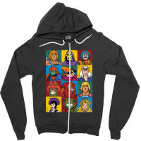 Masters Of The Universe, Character Heads, Zipper Hoodie | Artistshot