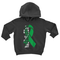 It's Not Over  Organ Donation Awareness Supporter Ribbon Toddler Hoodie | Artistshot