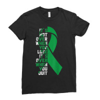 It's Not Over  Organ Donation Awareness Supporter Ribbon Ladies Fitted T-shirt | Artistshot