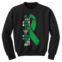 It's Not Over  Organ Donation Awareness Supporter Ribbon Youth Sweatshirt | Artistshot