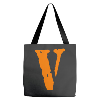 V As Vlone   Orange Tote Bags Designed By Meganphoebe
