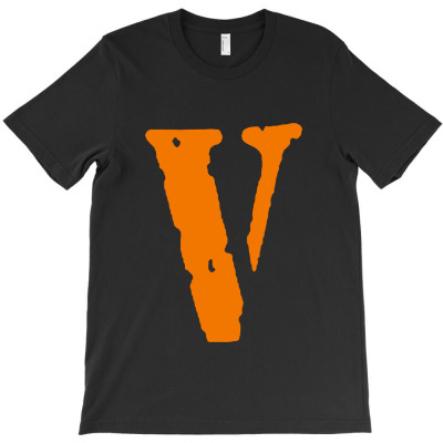 V As Vlone   Orange T-shirt Designed By Meganphoebe