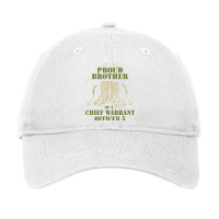 Proud Brother Of A Chief Warrant Officer 5 Shirt Adjustable Cap | Artistshot