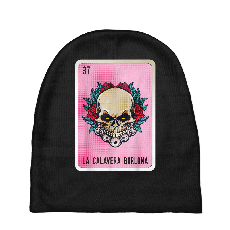 La Calavera Burlona Mexican Slang Lottery Bingo Cards Baby Beanies by Short | Artistshot