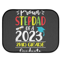 Funny Proud Stepdad Of A Class Of 2023 2nd Grade Graduate Rear Car Mat | Artistshot