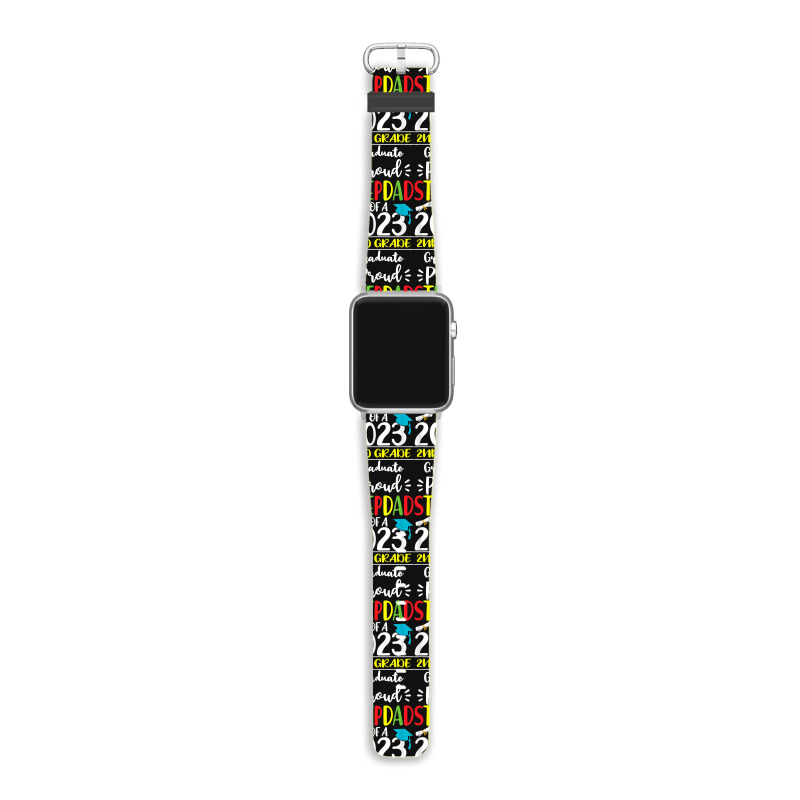 Funny Proud Stepdad Of A Class Of 2023 2nd Grade Graduate Apple Watch Band | Artistshot