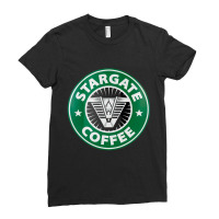 Stargate Sg1, Stargate Coffee, Coffee, Stargate, Sg1, Coffee Mug, Cera Ladies Fitted T-shirt | Artistshot