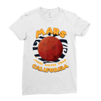 Nerd T Shirt, Mars, More Water Than California, Zany Brainy Ladies Fitted T-shirt | Artistshot