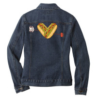 I Love Weiners Hotdogs Arrow Frankfurter Frank Sausage Bun T Shirt Ladies Denim Jacket | Artistshot