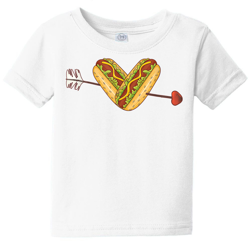 I Love Weiners Hotdogs Arrow Frankfurter Frank Sausage Bun T Shirt Baby Tee by cm-arts | Artistshot