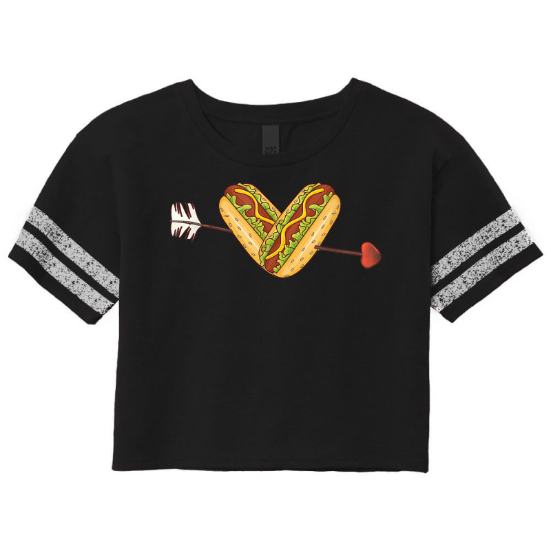 I Love Weiners Hotdogs Arrow Frankfurter Frank Sausage Bun T Shirt Scorecard Crop Tee by cm-arts | Artistshot