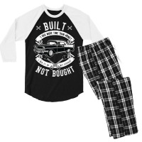 Built Not Bought   More Time Than Money T Shirt Men's 3/4 Sleeve Pajama Set | Artistshot